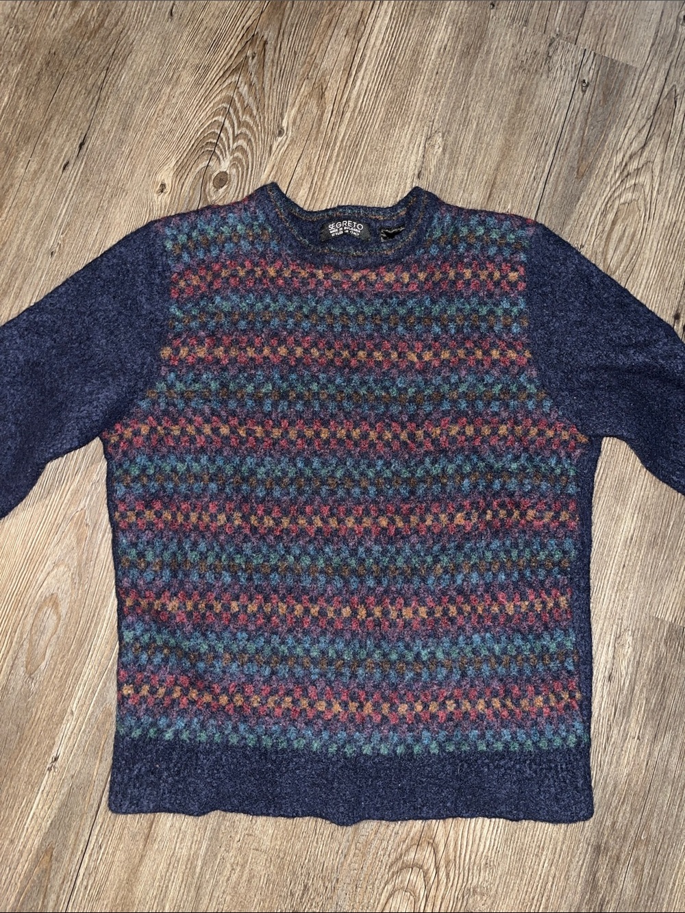 SEGRETO Wool Crewneck Sweater